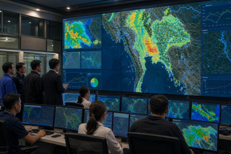 La Thaïlande lance « One Map Water », une plateforme unique pour mieux anticiper les inondations